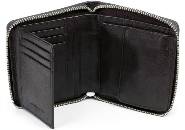 s.Oliver Leather Wallet Women Slim Design Pomegranate Grey-2