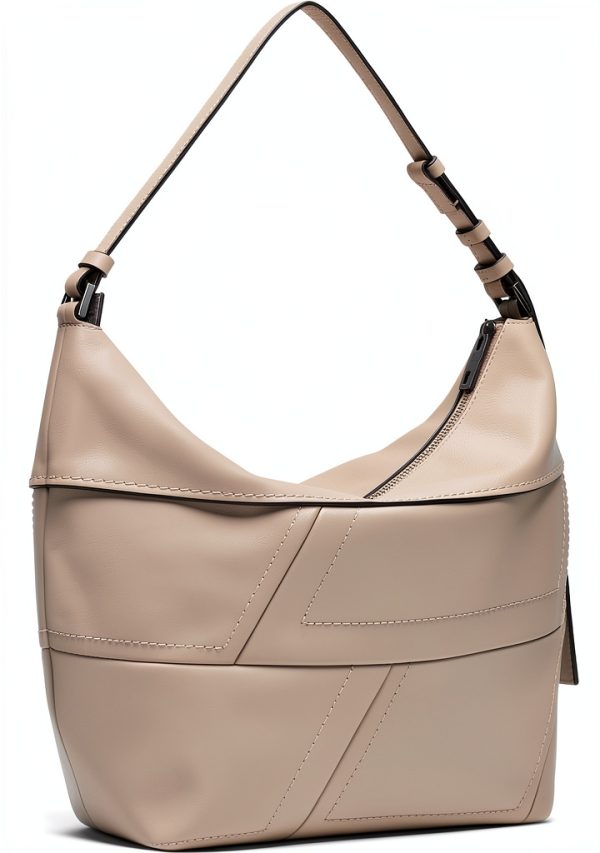 Liebeskind Berlin Hobo Bag Women Calf Optic Stone-1