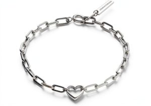 Liebeskind Berlin Heart Bracelet Stainless Steel Link Chain-0