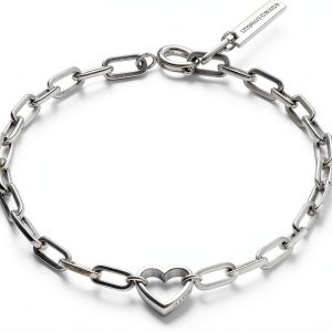Liebeskind Berlin Heart Bracelet Stainless Steel Link Chain-0