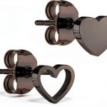 Liebeskind Heart Stud Earrings Elegant Womens Jewelry-0