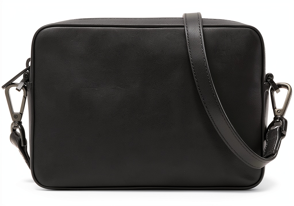 Liebeskind Berlin camera bag in Black displayed on a neutral background