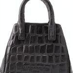 Liebeskind Berlin Womens Leather Bag Crocodile Embossing-0