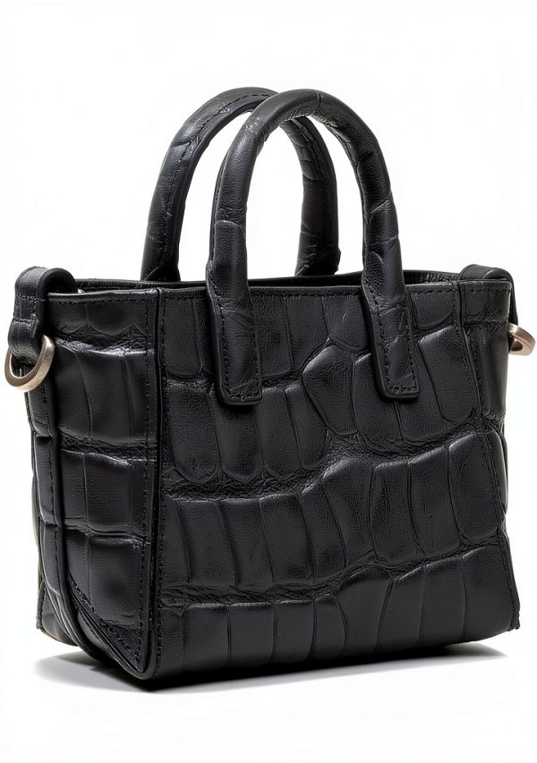 Liebeskind Berlin Womens Leather Bag Crocodile Embossing-2