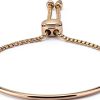 Liebeskind Berlin Rose Gold Bracelet Modern Silicone Clasp-3