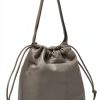 Liebeskind Berlin Hobo Bag Women Sheep Leather Neutral Grey-2