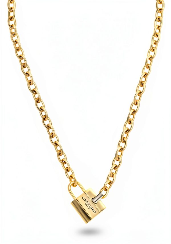 Liebeskind Berlin Stainless Steel Necklace Gold Timeless-1