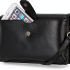 Timberland RFID Leather Crossbody Wallet Women Purse Black-3