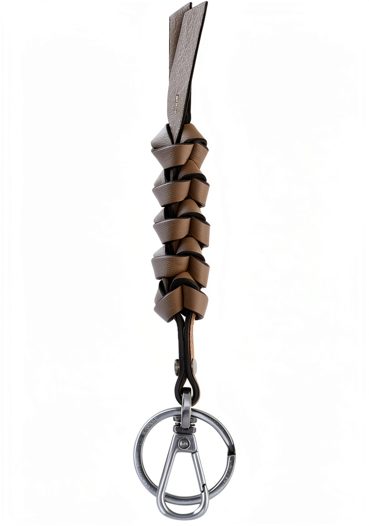 Liebeskind Berlin Keyring in neutral gray on a keychain