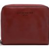 s.Oliver Leather Wallet Women Slim Design Pomegranate Grey-0