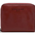 s.Oliver Leather Wallet Women Slim Design Pomegranate Grey-0