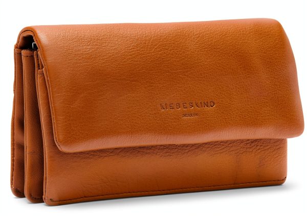 Liebeskind Berlin Leather Womens Bag Sepia Color Zip Closure-2