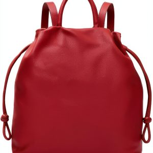 LIEBESKIND BERLIN Womens Backpack Sheepskin Leather Daypack-0