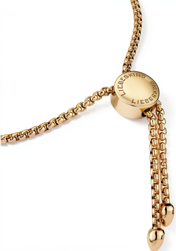 Liebeskind Berlin Rose Gold Bracelet Modern Silicone Clasp-4