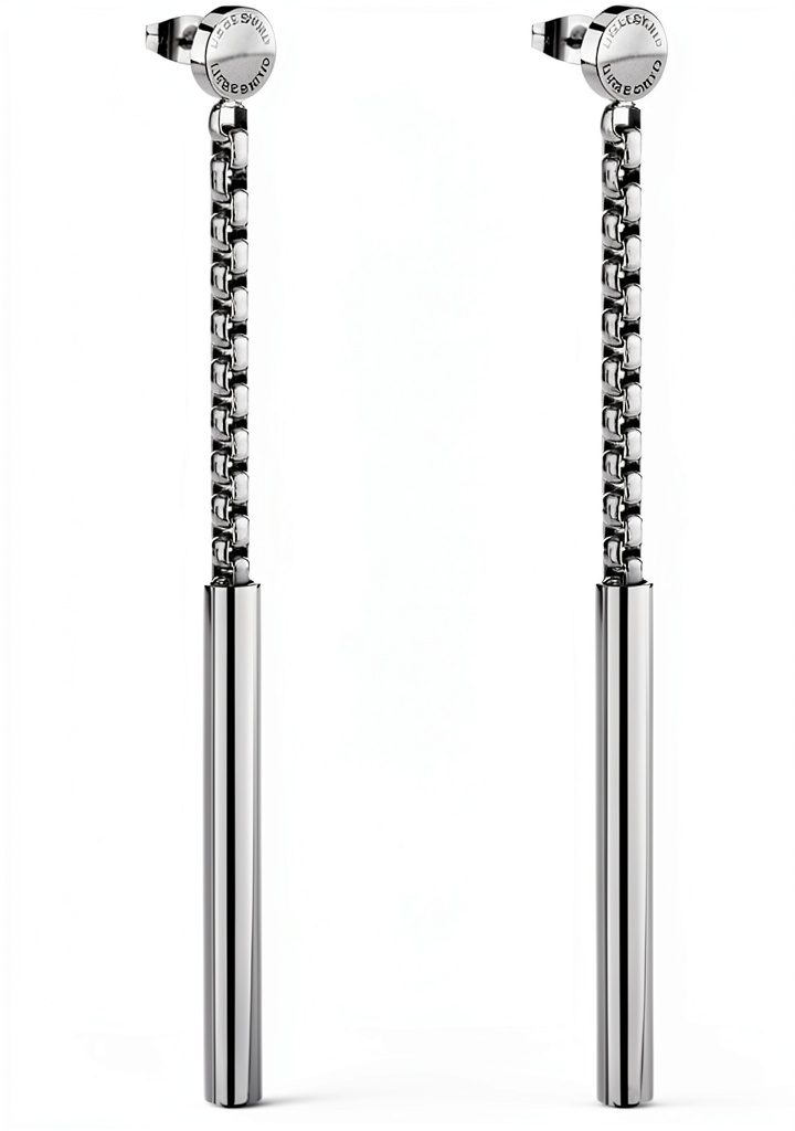 'Liebeskind Berlin stainless steel earrings in gold and silver colors'