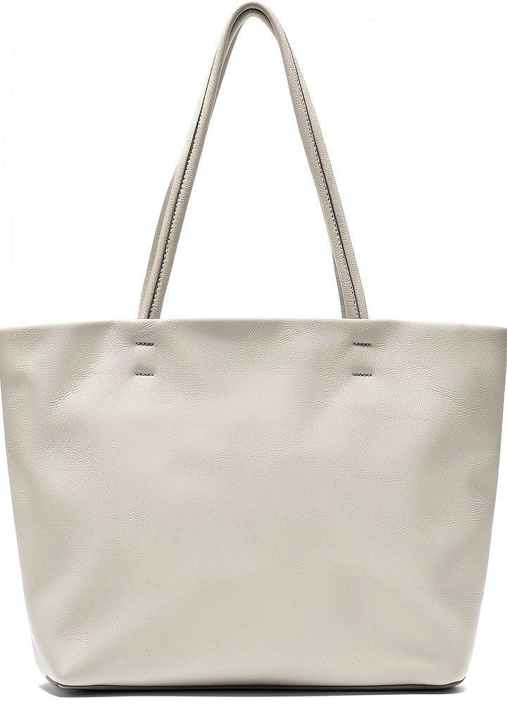 Liebeskind Berlin Shopper L Hera in Milk color on a neutral background