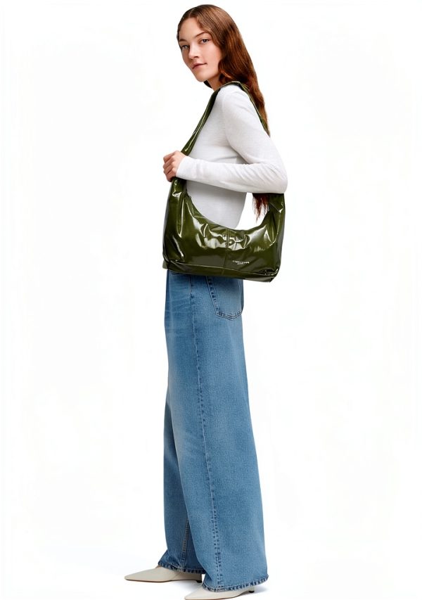 Liebeskind Berlin Hobo Bag Rain Forest Women Leather-3