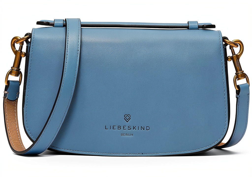 LIEBESKIND BERLIN womens leather bag showcasing solid leather and magnetic closure
