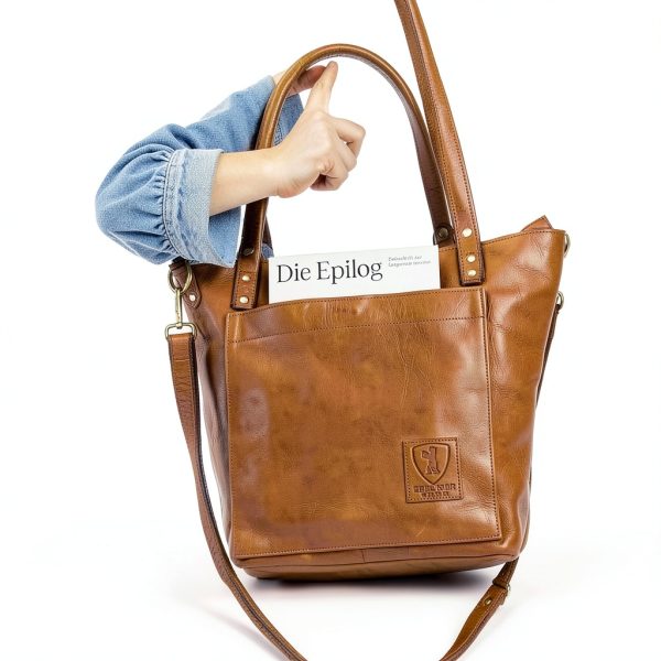 Berliner Bags Verona Womens Tote Leather Handbag Vintage-2