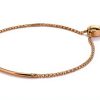 Liebeskind Berlin Rose Gold Bracelet Modern Silicone Clasp-1