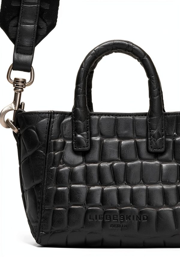 Liebeskind Berlin Womens Leather Bag Crocodile Embossing-5