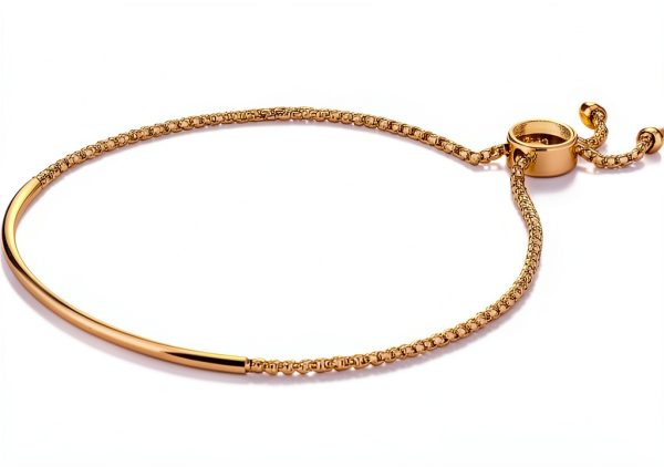 Liebeskind Berlin Rose Gold Bracelet Modern Silicone Clasp-0
