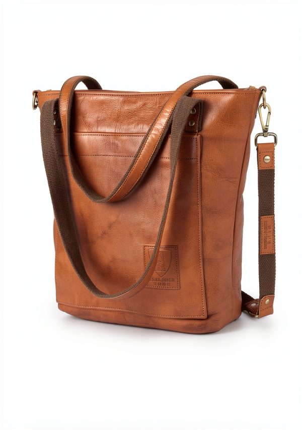Berliner Bags Verona Womens Tote Leather Handbag Vintage-7