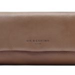 Liebeskind Berlin Womens Clutch Handbag Honey Grey Large-0