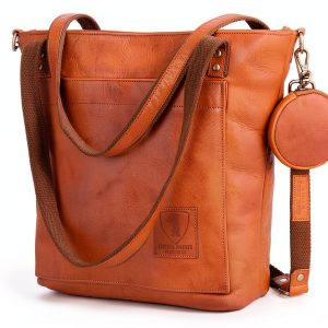 Berliner Bags Verona Womens Tote Leather Handbag Vintage-0