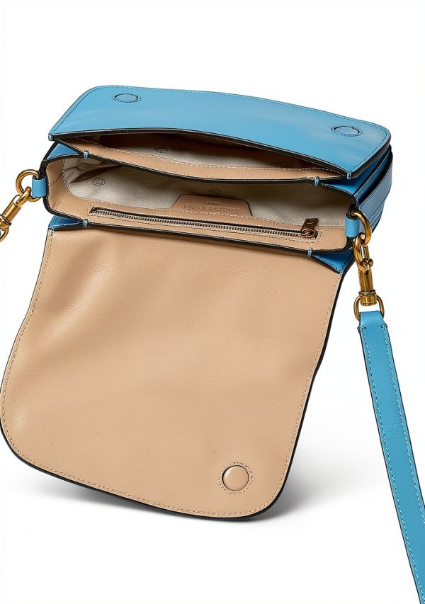 LIEBESKIND BERLIN Womens Leather Bag Magnetic Snap Closure-2