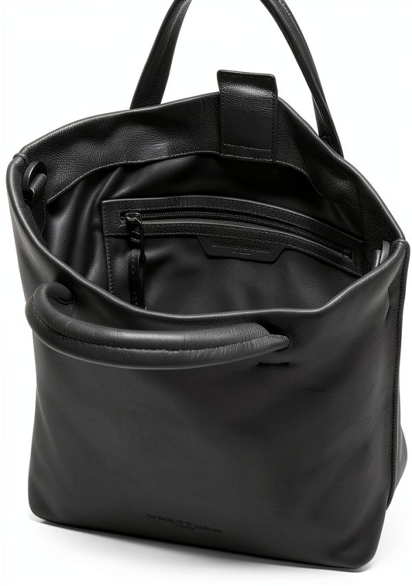 Liebeskind Berlin Tote M Hera Sheep Natural Black Womens Bag-2