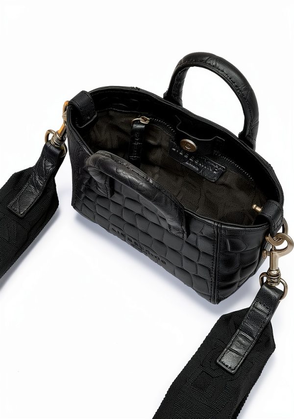 Liebeskind Berlin Womens Leather Bag Crocodile Embossing-4