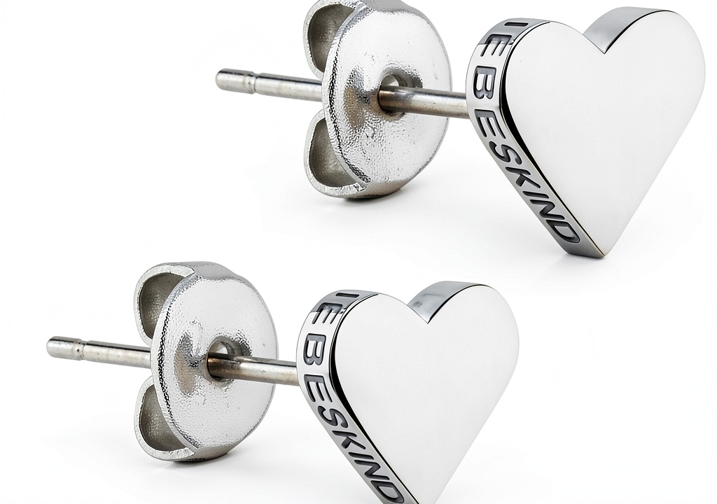 'Liebeskind Berlin stud earrings in stainless steel'