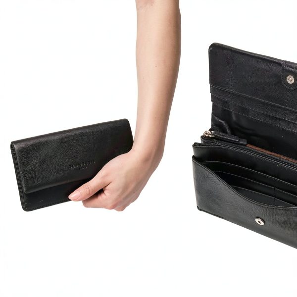 Liebeskind Berlin Womens Clutch Handbag Honey Grey Large-2