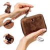 Berliner Buffalo Leather Wallet Women RFID Card Slots-4