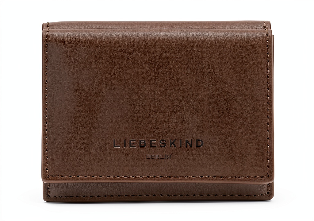 Liebeskind Berlin leather bag in Black color on a neutral background