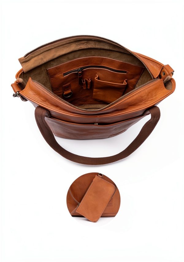 Berliner Bags Verona Womens Tote Leather Handbag Vintage-3