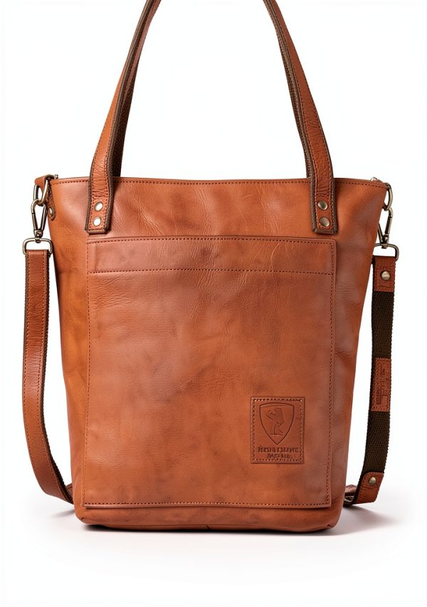 Berliner Bags Verona Womens Tote Leather Handbag Vintage-5