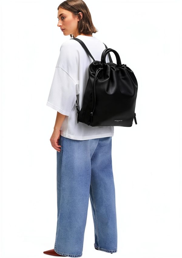 LIEBESKIND BERLIN Womens Backpack Sheepskin Leather Casual-4