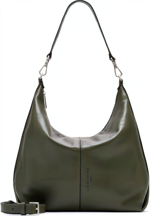 Liebeskind Berlin Hobo Bag Paris Indian Sheep Cypress Green-0