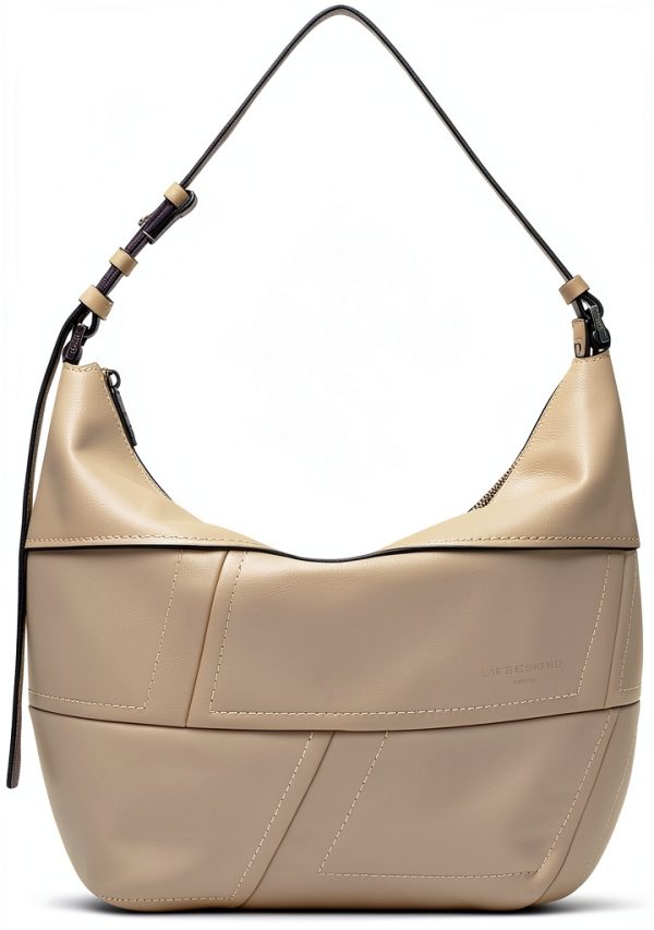 Liebeskind Berlin Hobo Bag Women Calf Optic Stone-0