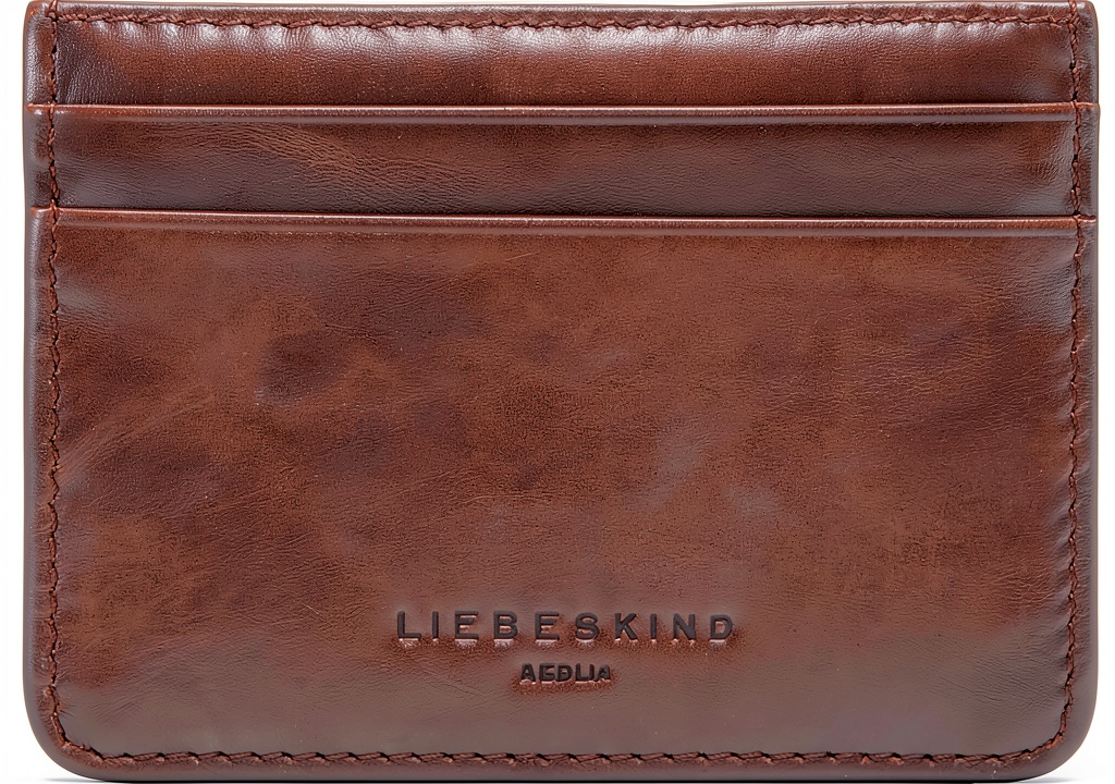 LIEBESKIND Liam Unisex Wallet Maple Deep Roasted Coconut front view