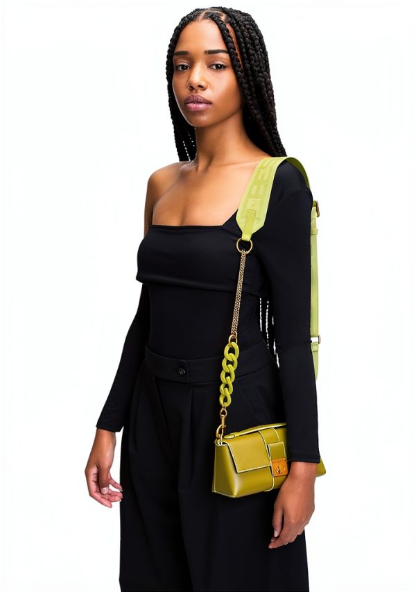 Acid Yellow Synthetic Women’s Top by LIEBESKIND-4