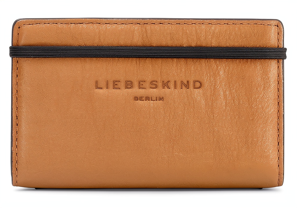 Liebeskind Berlin Tiramisu card holder placed on a marble desk