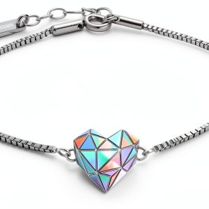 LJ-0328-B-17 Women's Stainless Steel Bracelet-0