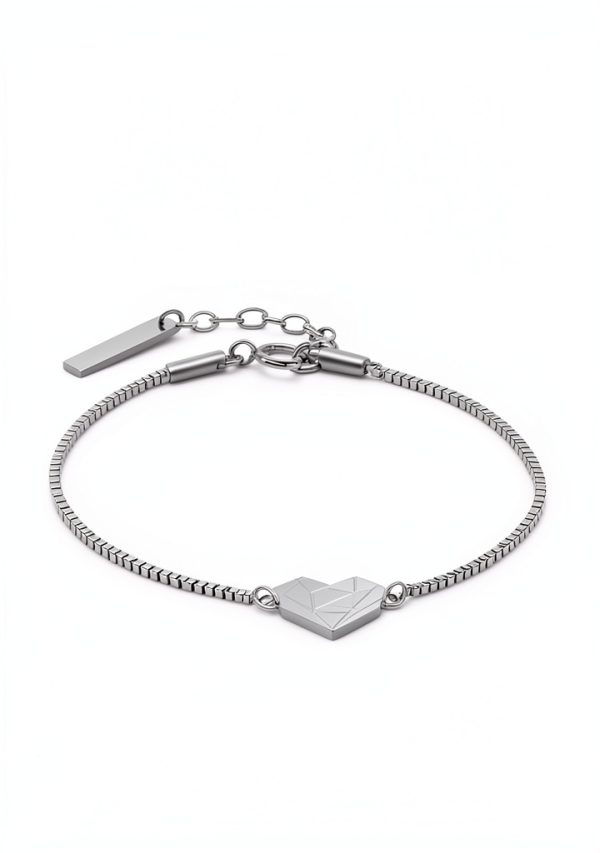 LJ-0328-B-17 Women's Stainless Steel Bracelet-1
